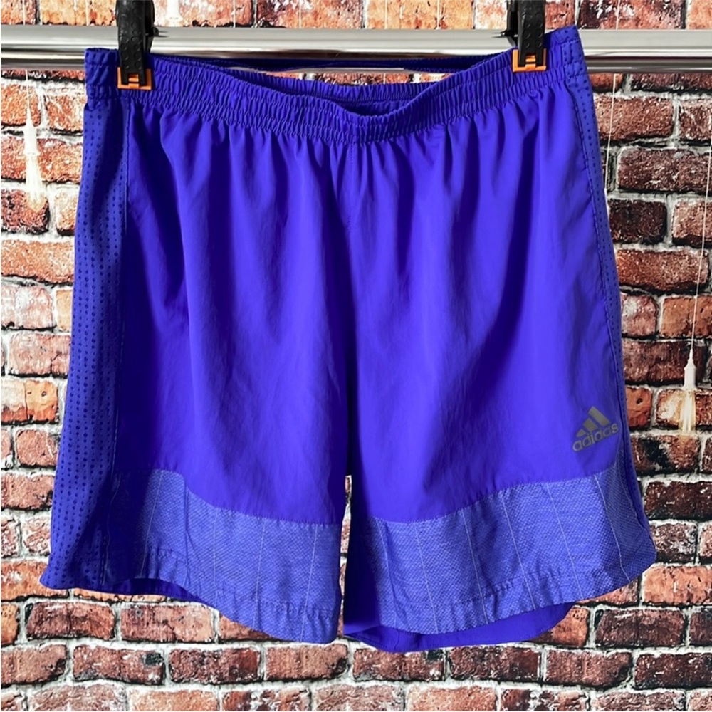 Adidas Supernova large men climacool lightweight purple shorts running